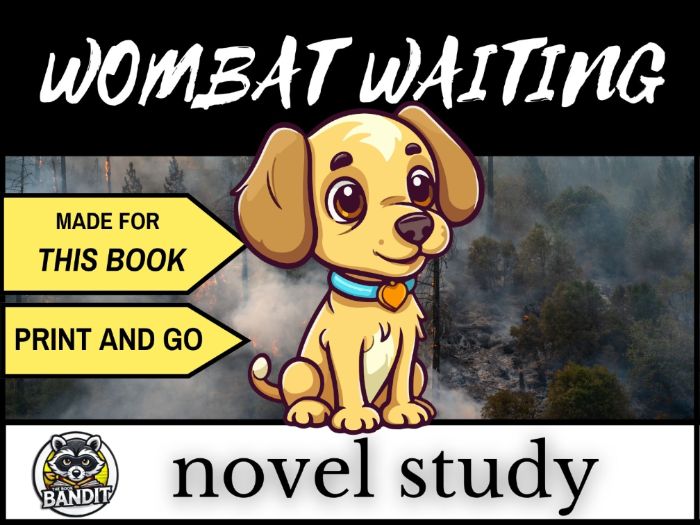 WOMBAT WAITING by Katherine Applegate NOVEL STUDY
