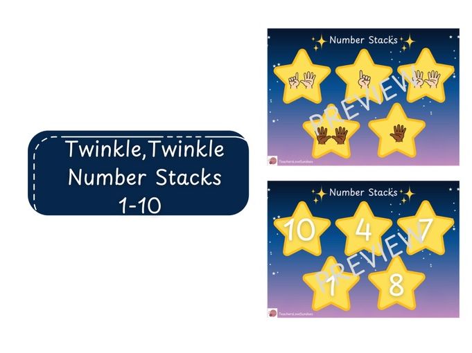 Twinkle,Twinkle Number Stacks 1-10