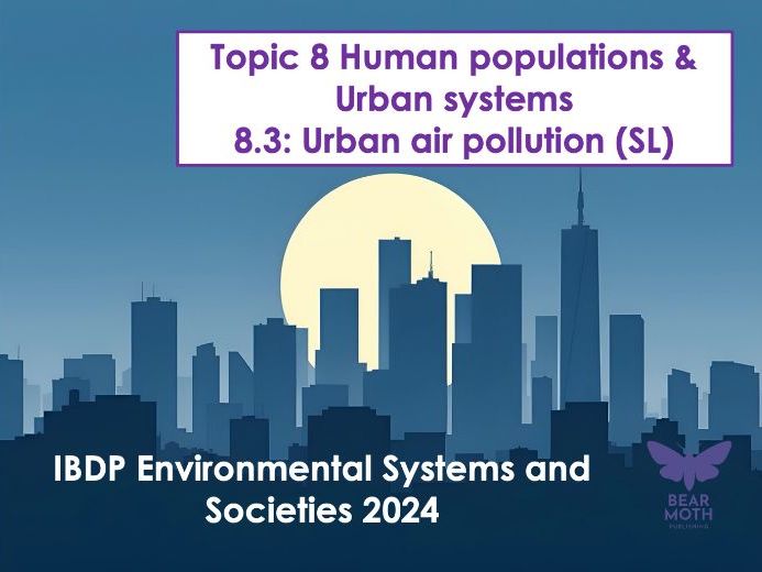 ESS Human Populations & Urban systems Unit – Subtopic 8.3 (SL) Urban air pollution – New Syllabus
