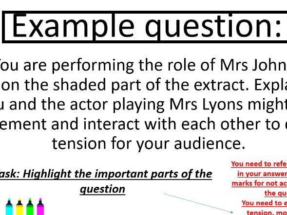 GCSE Component 1 AQA SOW