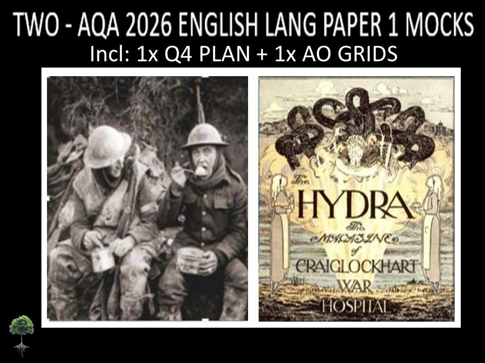 TWO - AQA PAPER 1 | 2026 FULL MOCKS | Q4 PLAN | AO GRIDS