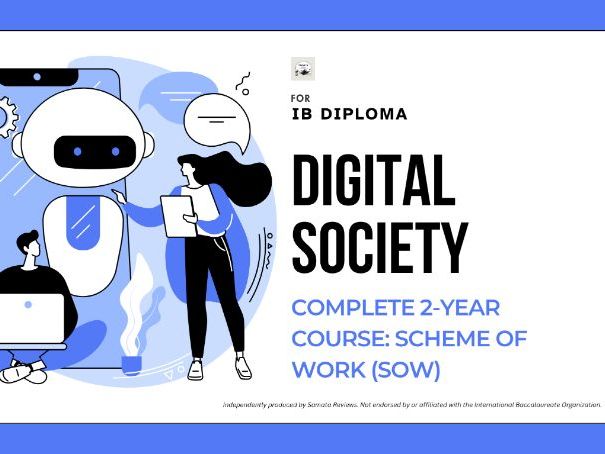 IB DP Digital Society — Complete Course Package: Scheme of Work | 2026–2028 | SL & HL