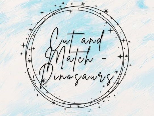 Cut and Match - Dinosaurs
