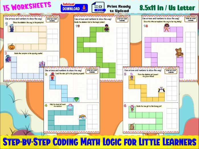 Step-by-Step Coding Math Logic for Little Learners
