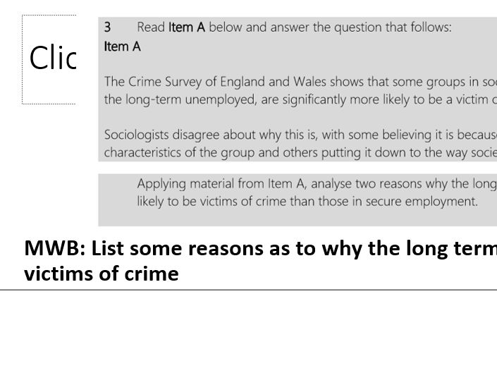 AQA Sociology victomology crime and deviance