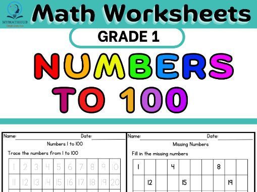Numbers to 100 - Counting and Practice activities