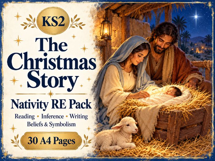 The Christmas Story / Nativity KS2 RE Activity Pack | Christianity & Christmas Resources