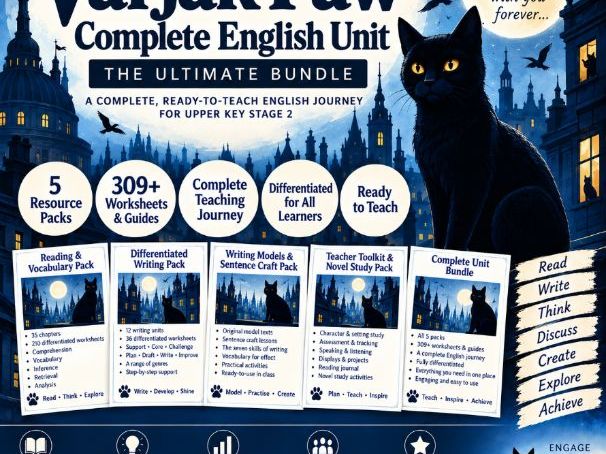 Varjak Paw Ultimate Bundle Teaching Pack