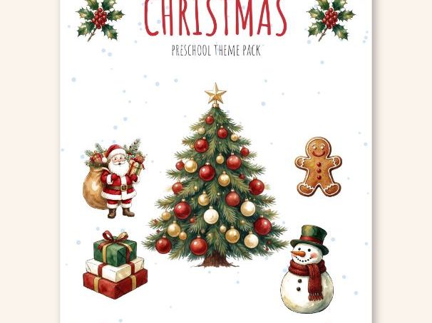 Christmas EYFS Theme Pack: Picture Cards, Games and Colouring