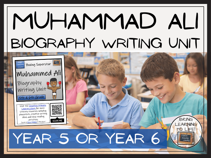 Muhammed Ali Biography Writing Unit | Year 5 or Year 6