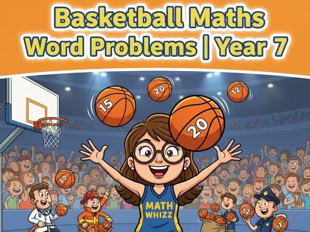 Basketball Maths Word Problems – Year 7 Data & Inference Fun