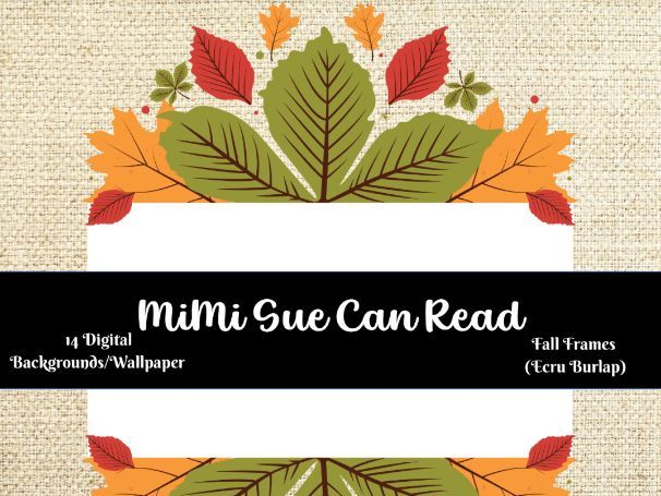 Fall Frames (Ecru Burlap) 14 Digital Wallpapers/Backgrounds (300 dpi)