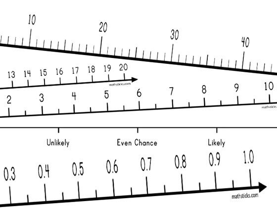 Black Master Number Lines