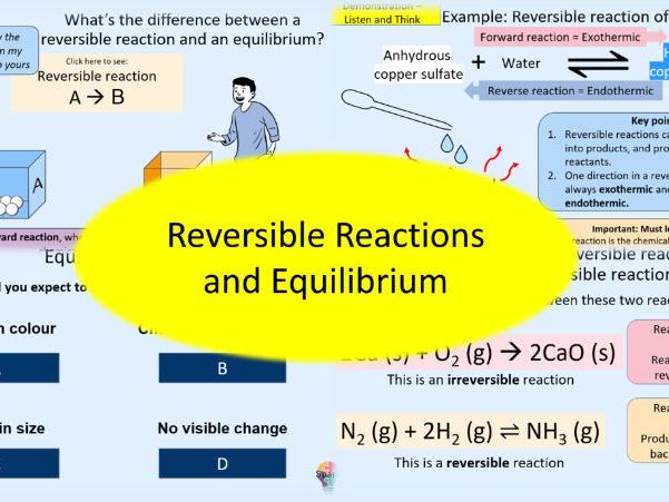 Reversible Reactions and Equilibrium