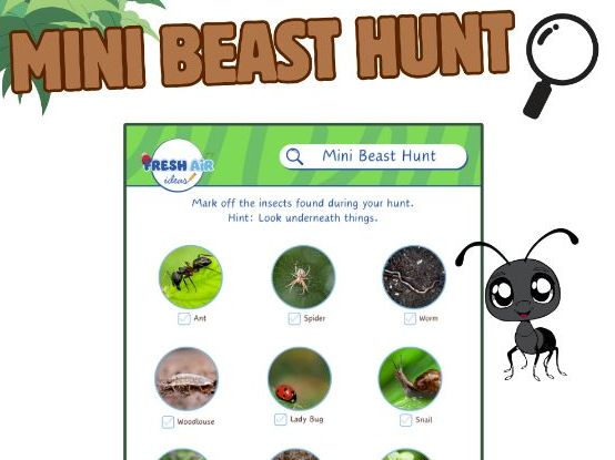 Mini Beast Scavenger Hunt