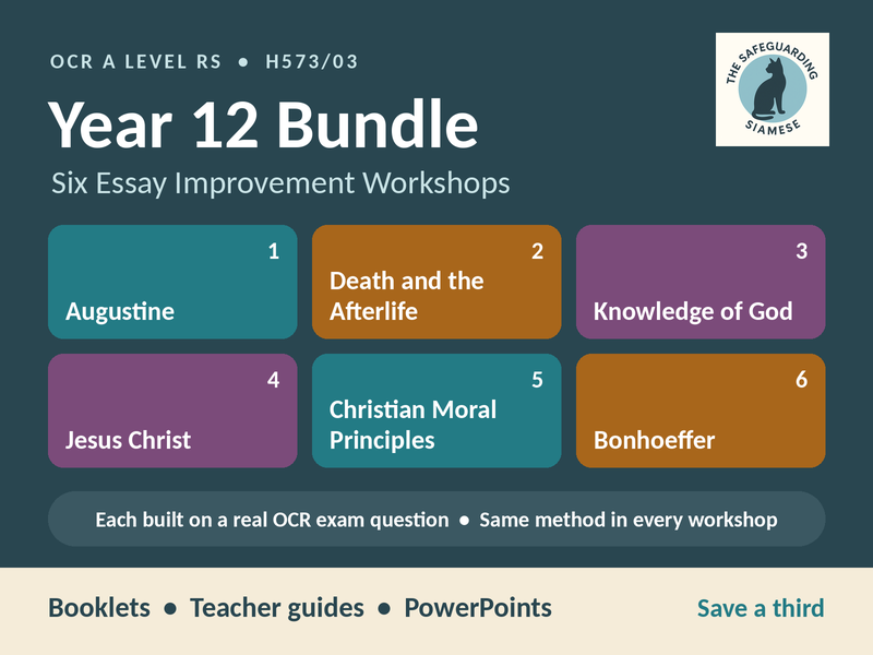 Year 12 DCT Essay Improvement Bundle: 6 Workshops with PowerPoints OCR A Level RS H573/03