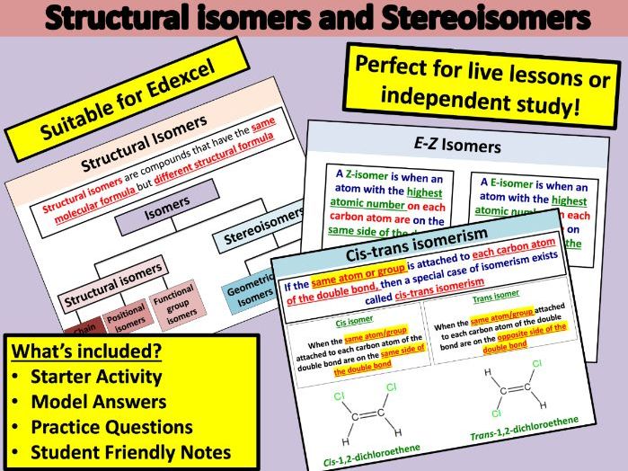 Isomers (Edexcel)