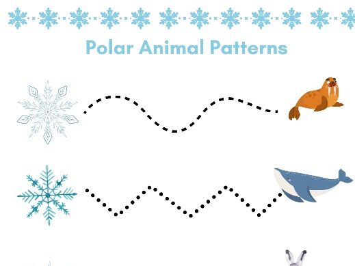 Polar Animal Pattern Sheets – 2 Designs