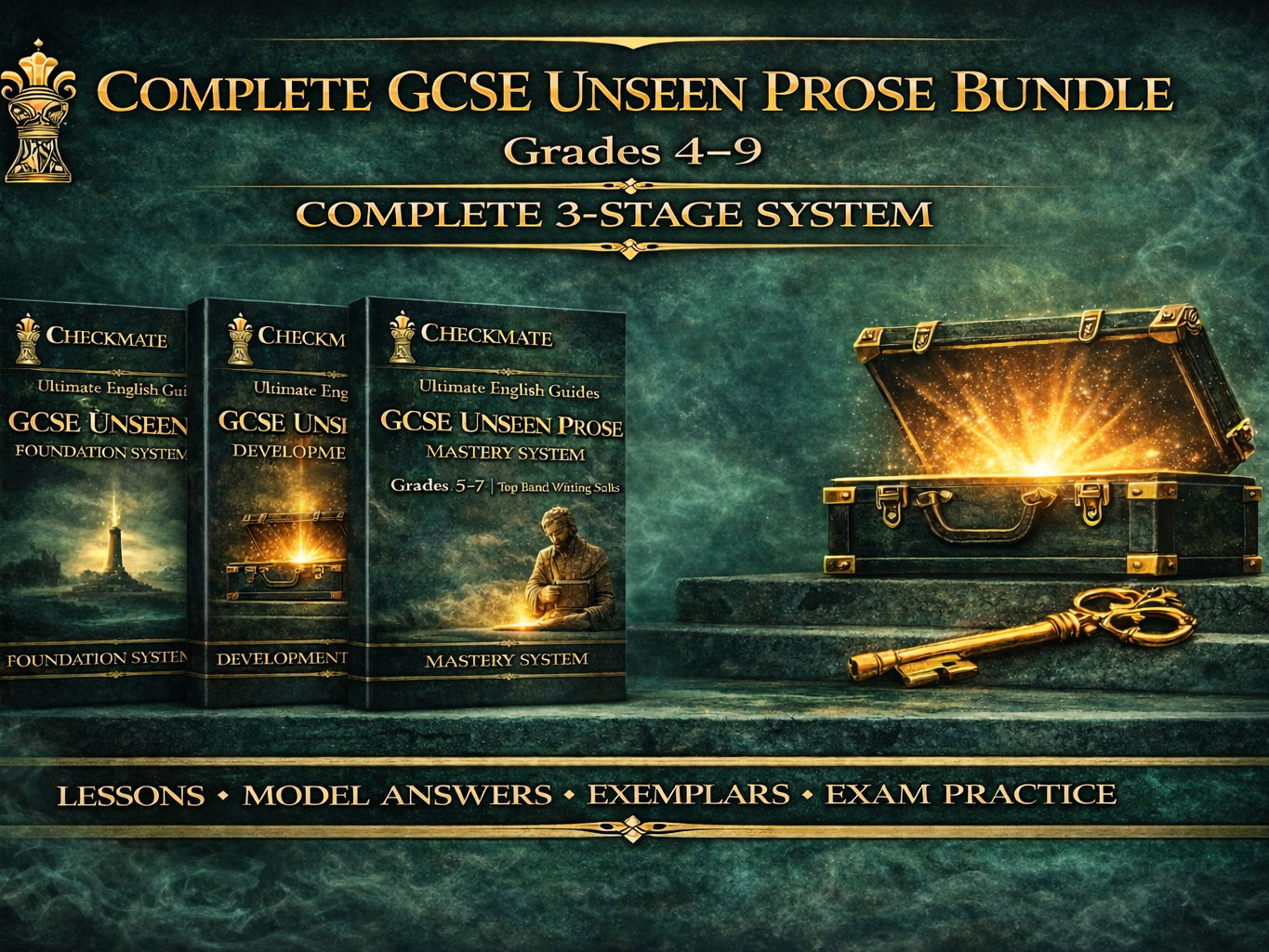 GCSE Unseen Prose Bundle | Full Lesson Pack | Grades 4–9 | Analysis, Exemplars & Exam Practice