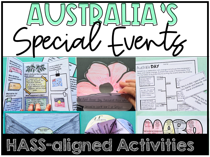 HASS Year 3 History Australia's Significant Events Australia Day, NAIDOC Week
