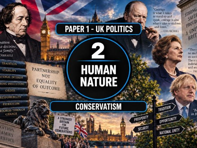 2 Core Ideologies - Conservatism - Human nature