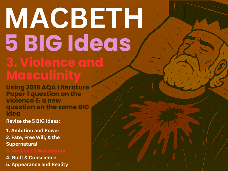 Macbeth – 5 Big Ideas - 3. Violence and Masculinity (AQA Examiner’s Perspective)