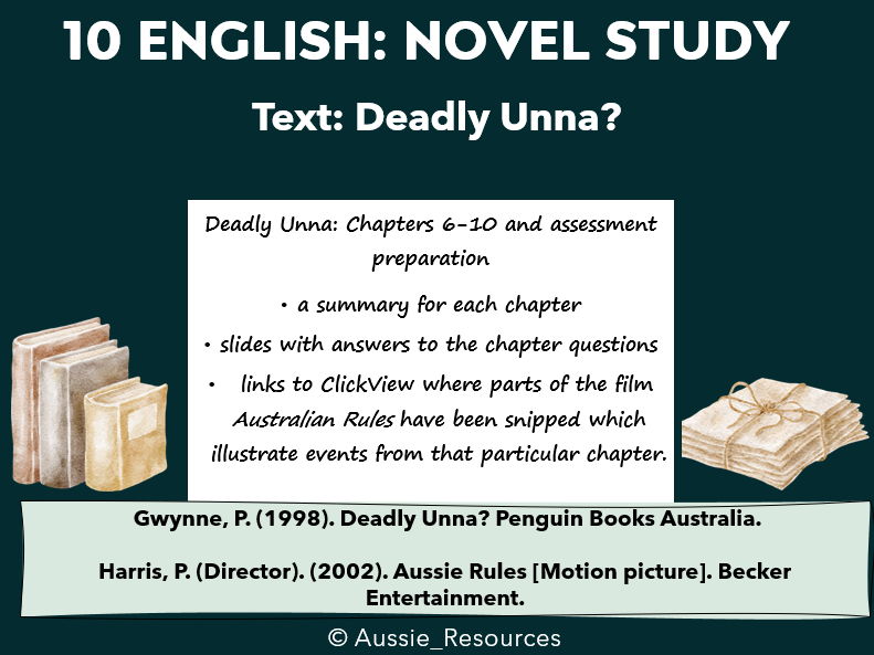 Deadly Unna: Chapters 6 - 10