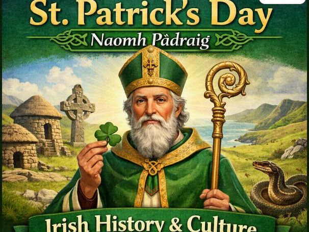 St Patrick’s Day Teaching Pack – Irish History, Bilingual Reading & Comprehension Activities KS2/KS