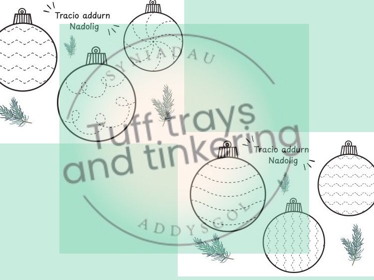 arrdurnwch nadolig cymraeg elfs nursery ps1 curriculum for wales fine motor skills