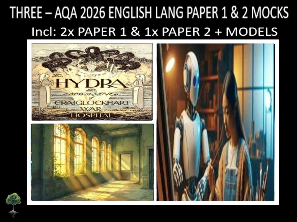 THREE - AQA PAPER 1 & 2 | 2026 FULL MOCKS | MODELS