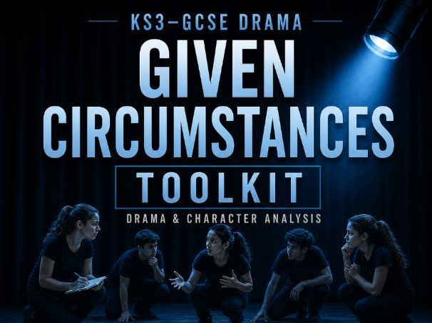 Given Circumstances Toolkit | KS3–GCSE Drama & Character Analysis