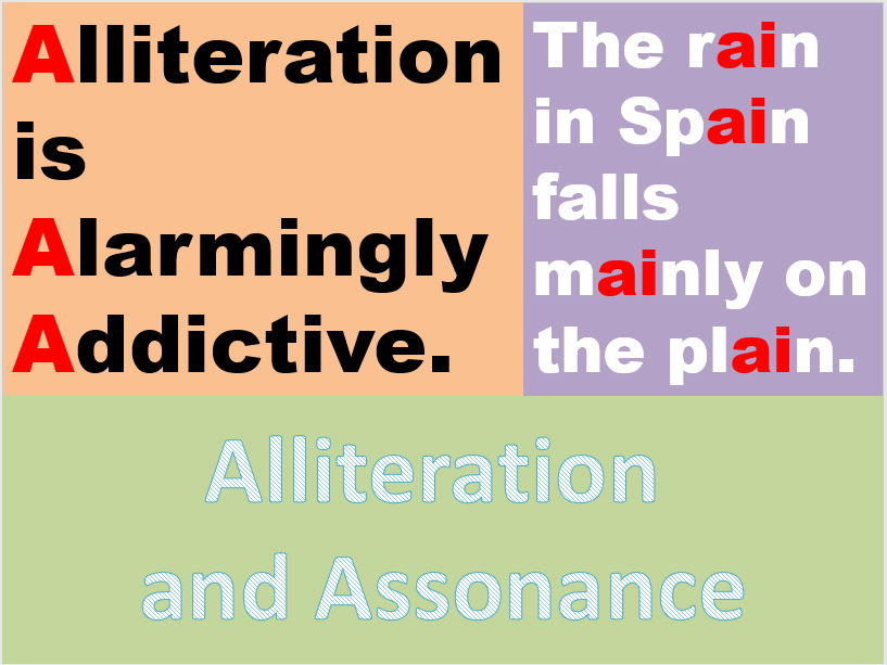 An introduction to alliteration and assonance