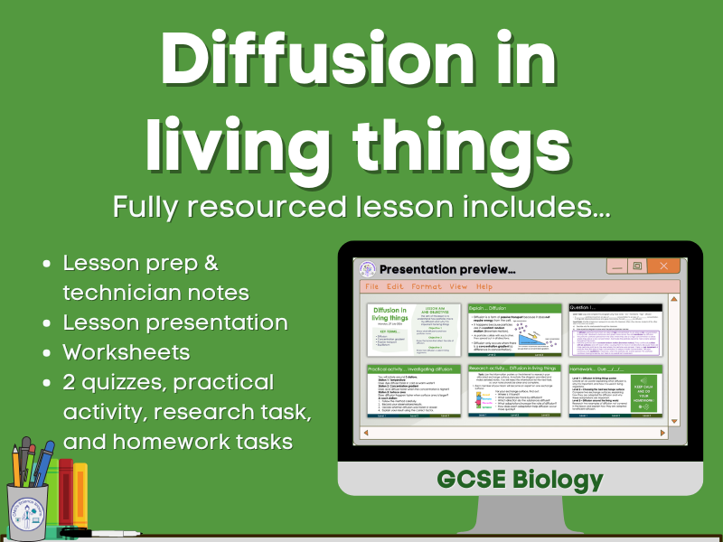 Diffusion in living things