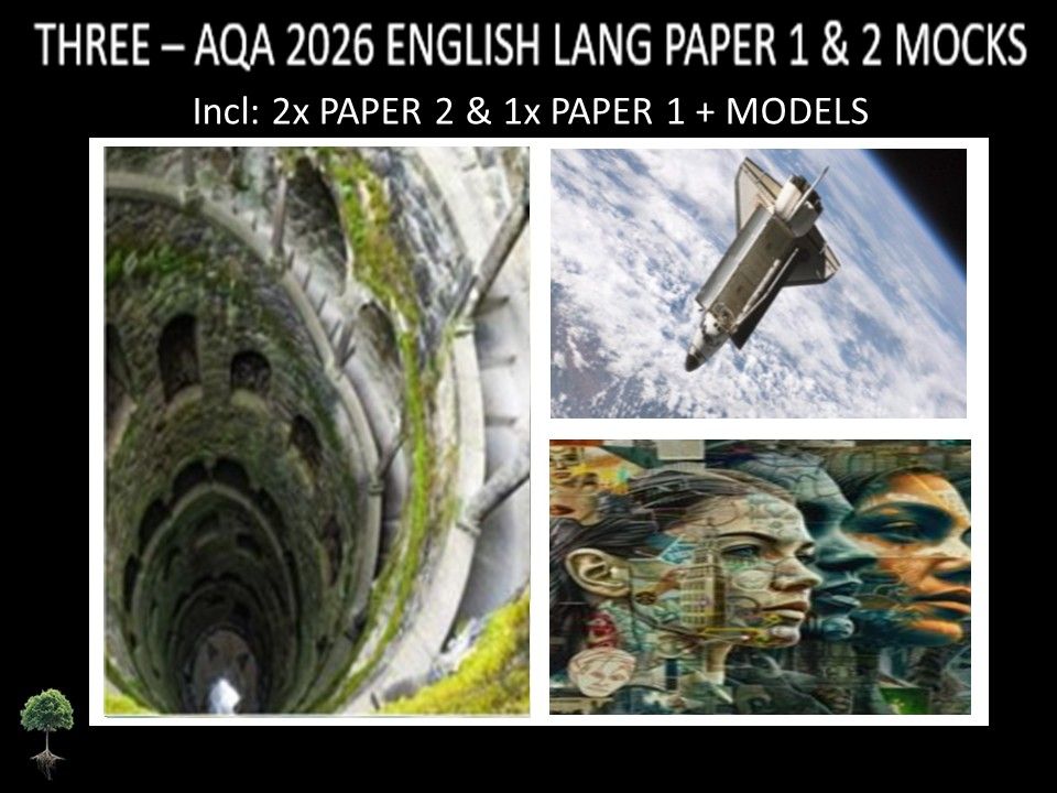 THREE - AQA PAPER 1 & 2 | 2026 FULL MOCKS | MODELS