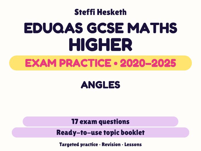 Eduqas GCSE Maths Higher: Angles Exam Questions | 2020-2025