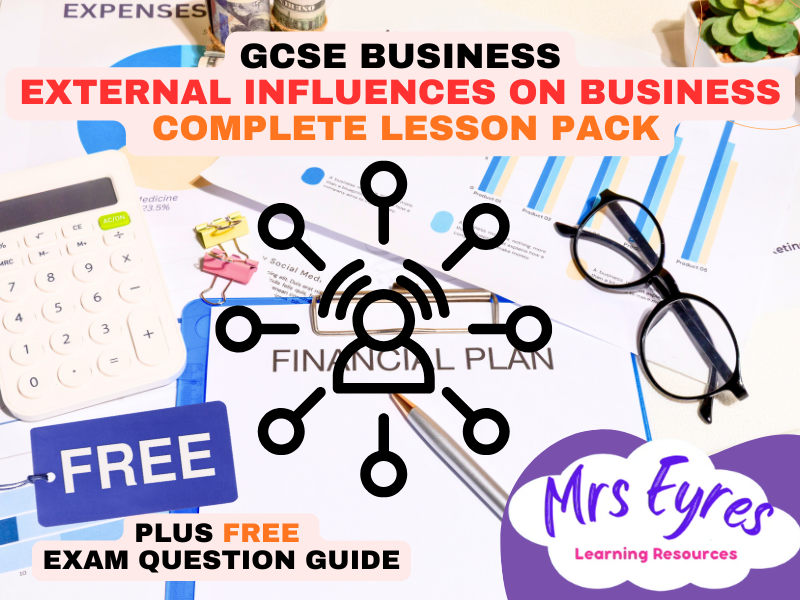 GCSE Business External Influences on Business Lesson | GCSE Business | Free Exam Writing Gui