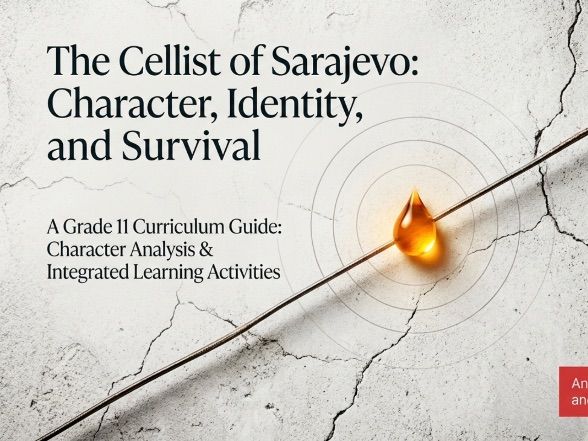 The Cellist of Sarajevo Analysis Mini: Theme Character Language Year 10 & Senior