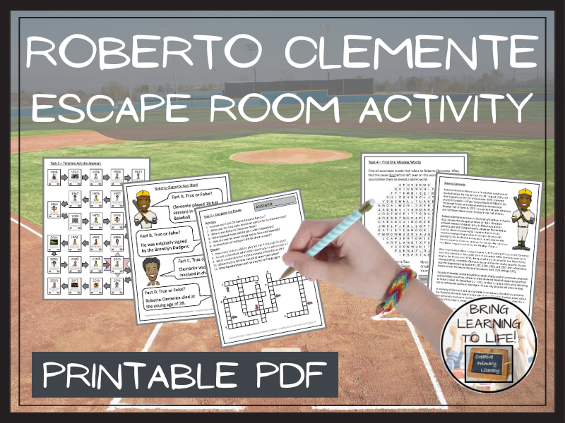 Roberto Clemente Escape Room Activity
