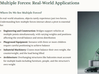 iGCSE Physics - 1.5.2 Turning Effect of Forces SUPPLEMENT