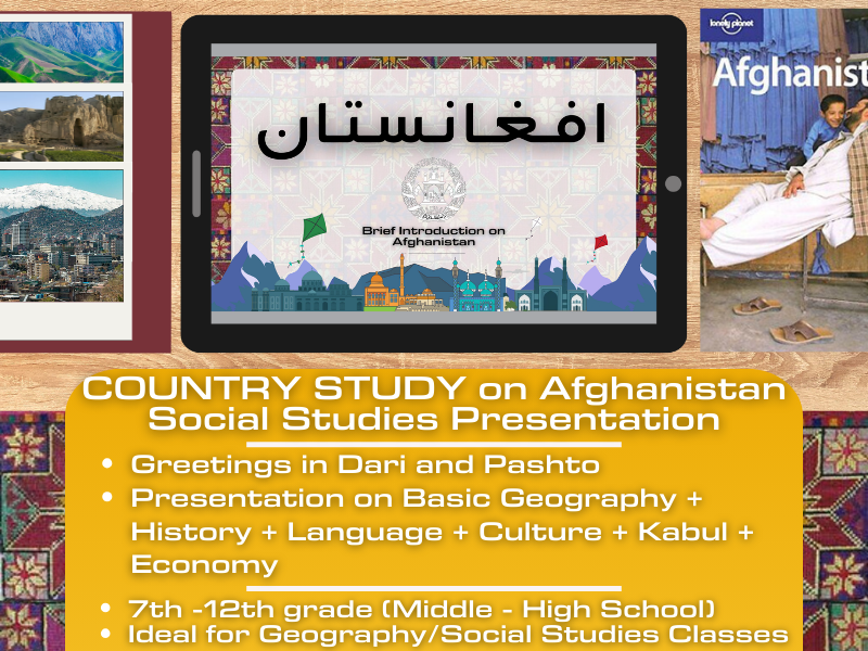 Country Study Presentation on Afghanistan - Central Asia