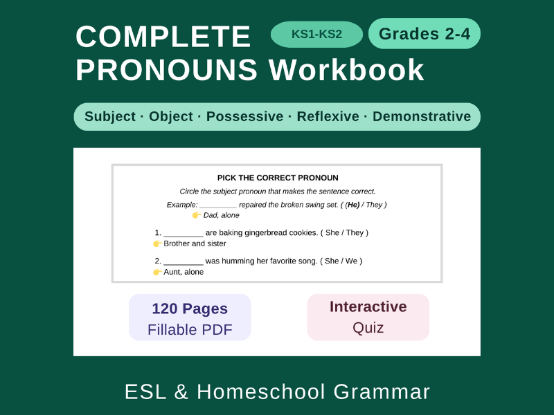 Complete Pronouns: US English (K1-2)