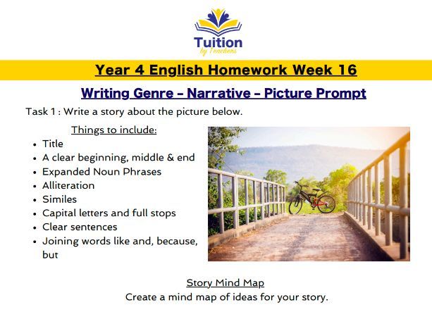 16. Year 4 - Creative Writing & Spelling