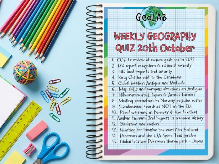 Weekly Geography News Quiz 20th October 2026