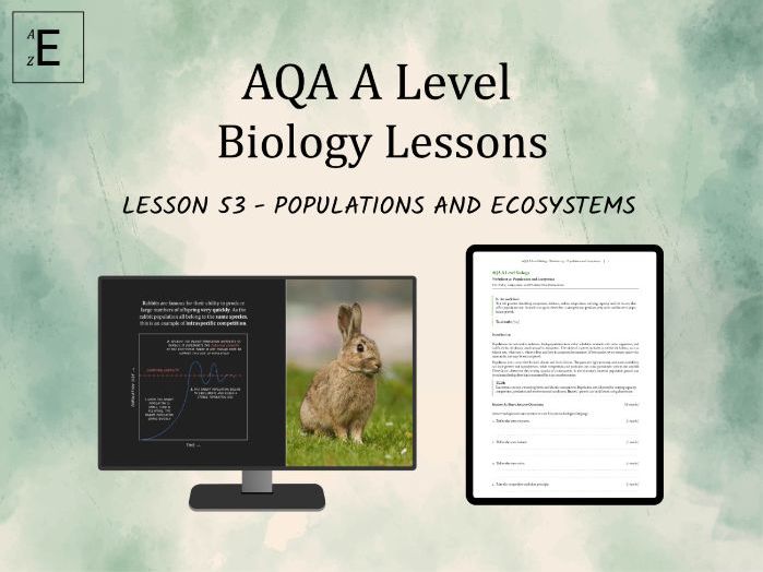 AQA A Level Biology Lesson 53 - Populations and Ecosystems