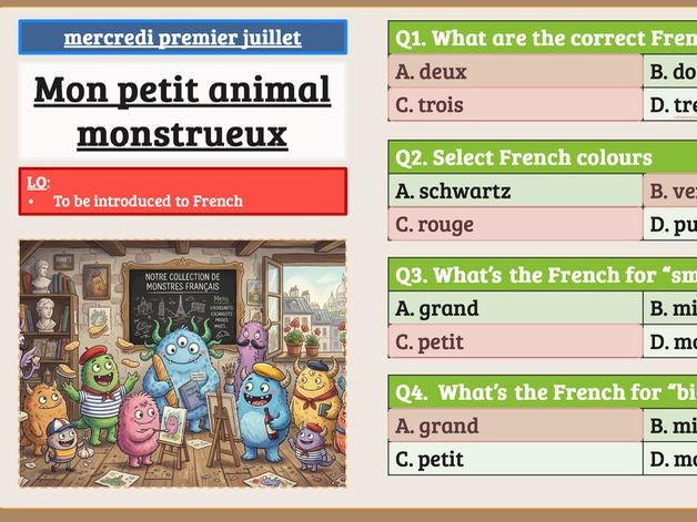 Y6 - Taster Day French