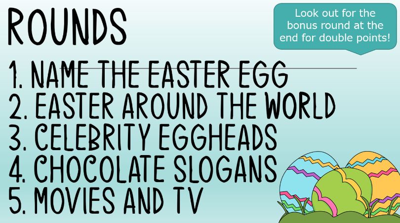 The BIG Easter Quiz