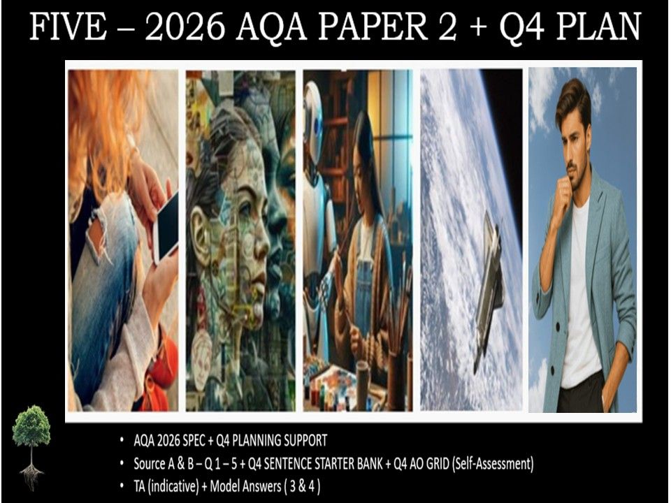 FIVE - AQA PAPER 2 | 2026 FULL MOCKS | Q4 PLAN