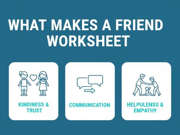 Cultivating Connections: The "What Makes a Friend" Worksheet
