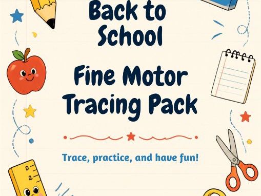 Back to School Fine Motor Pack