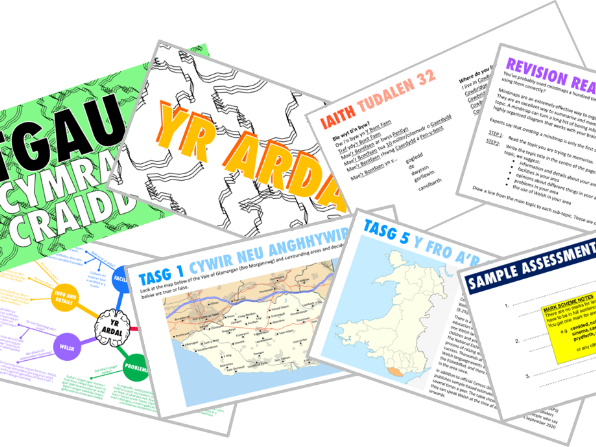 TGAU Cymraeg Craidd: PowerPoint ‘Yr Ardal’/GCSE Core Welsh: ‘The Area’ PowerPoint